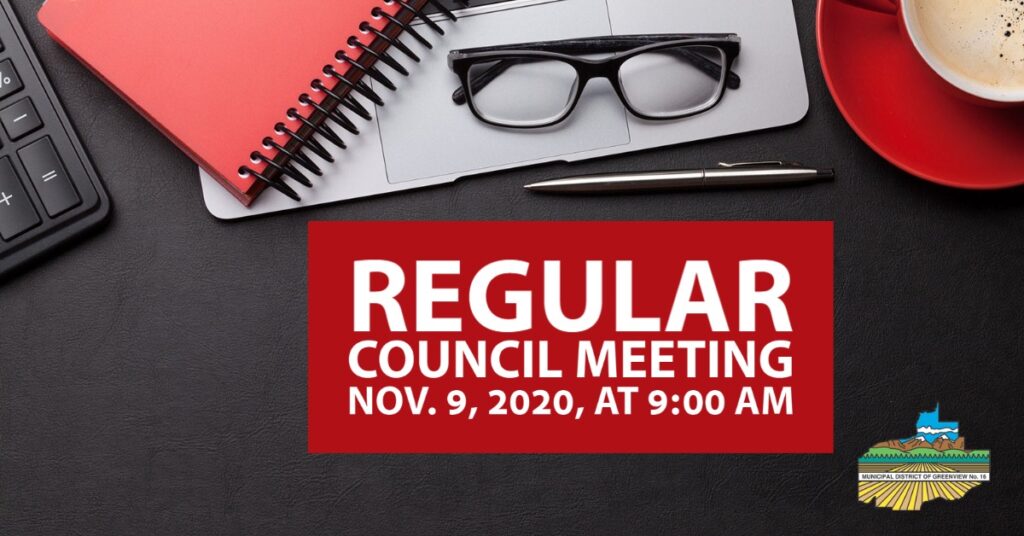 Council Meeting Scheduled for Monday, November 9, 2020