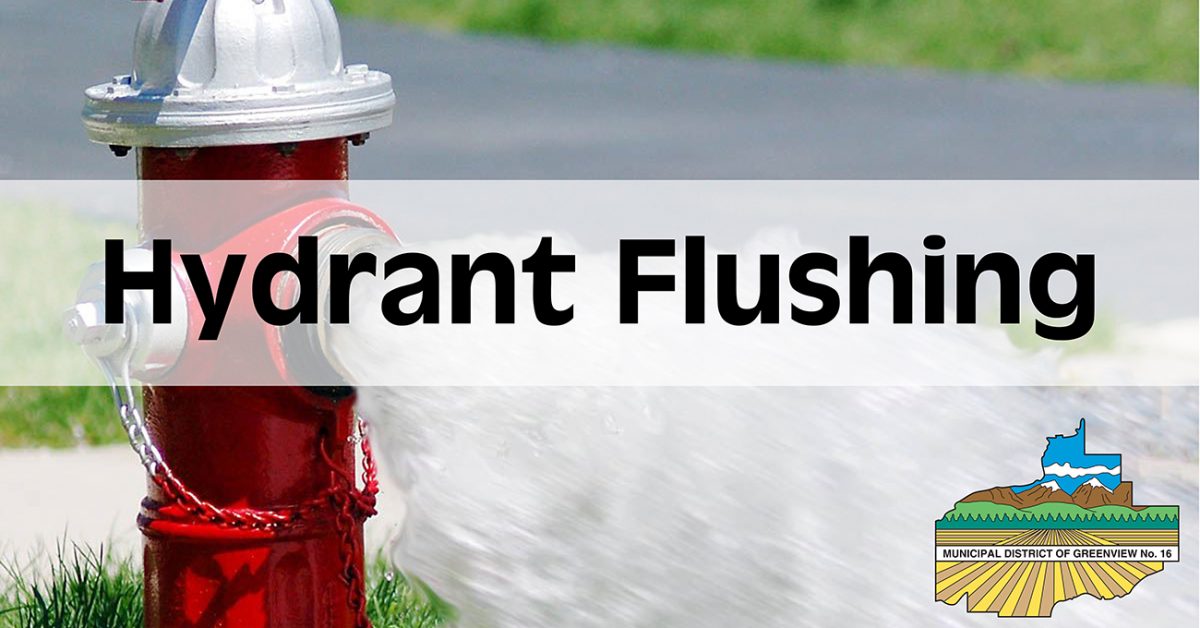 Notice: Hydrant Flushing Will Take Place June 24 & 25, 2021 Throughout 