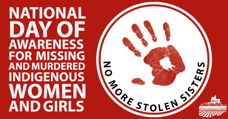 National Day Of Awareness For Missing And Murdered Women And Girls Municipal District Of Greenview