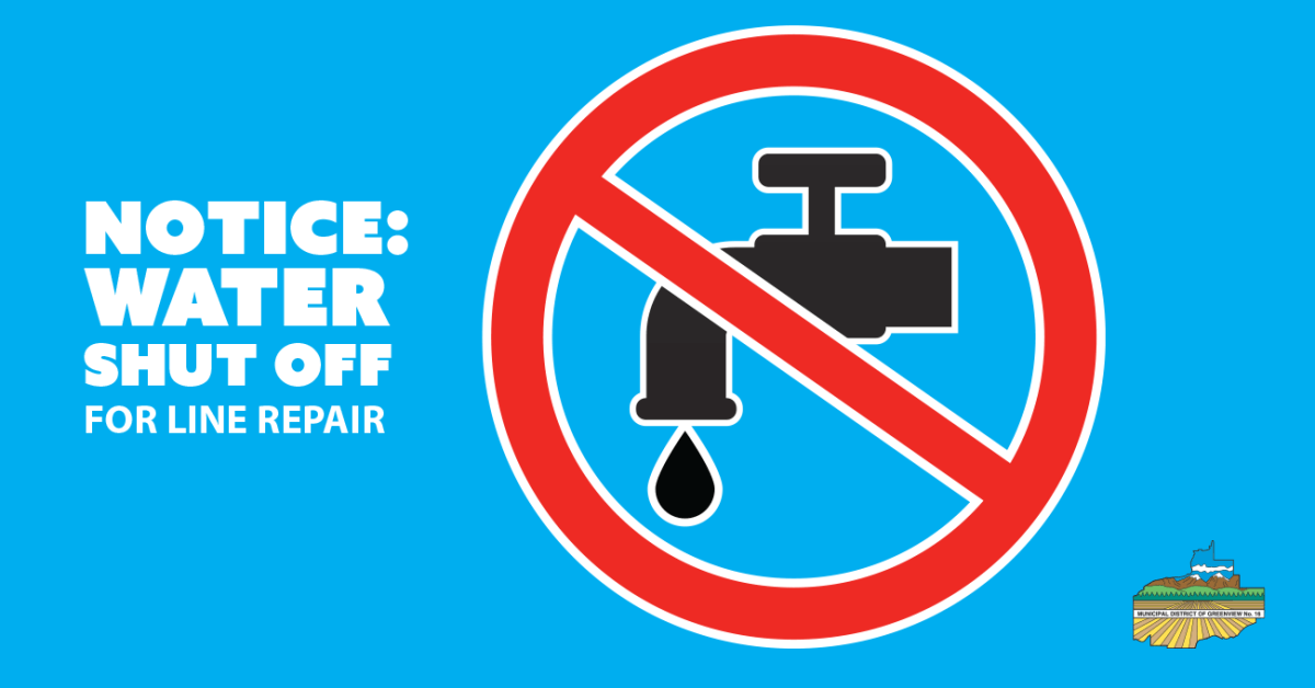 Notice Water has been turned back on to the affected addressed