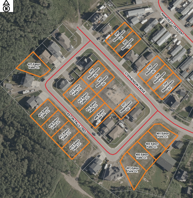 Developable Lots for Sale in Grande Cache Municipal District of Greenview