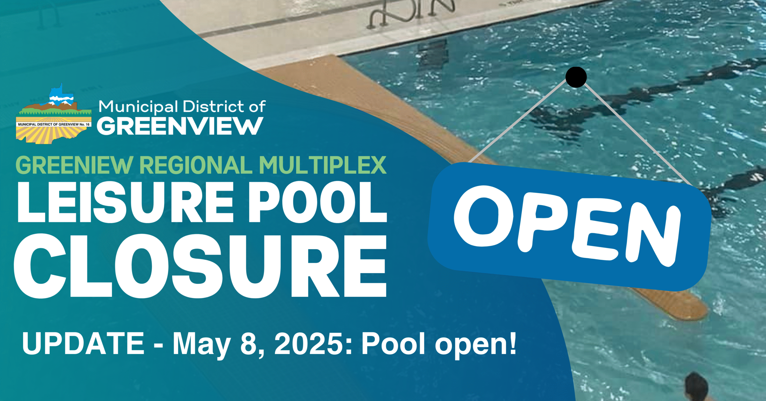 GRM Leisure Pool Closure Notice