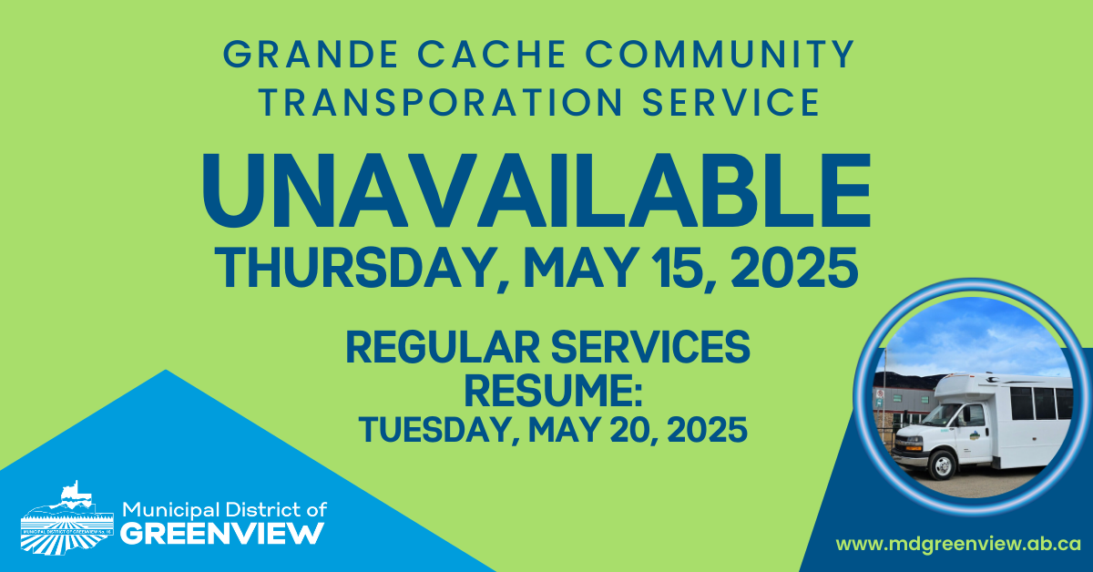 Community Bus Unavailable May 15, 2025