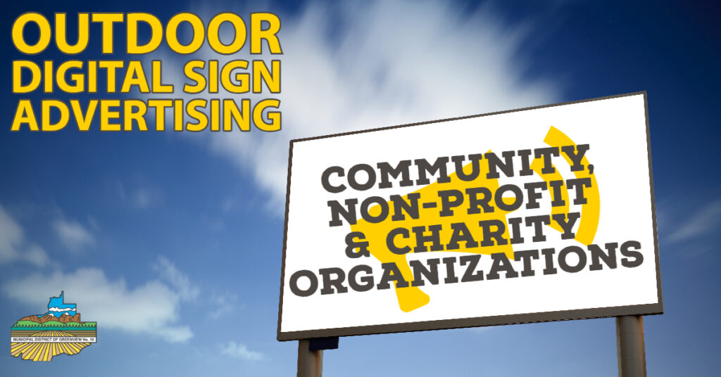 Digital sign graphic