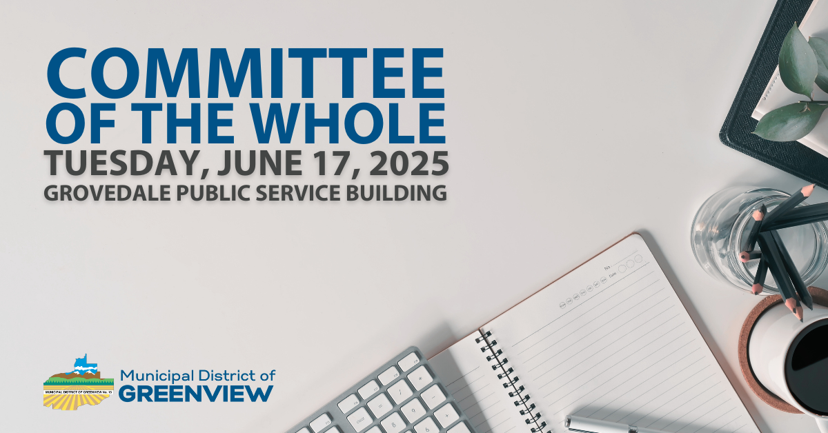 Committee Of The Whole Meeting May 20 2025 Municipal District Of