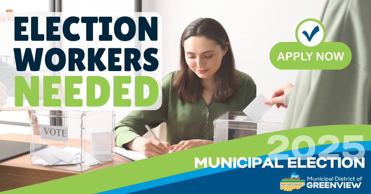 Join our Greenview Team as an Election Worker in 2025!