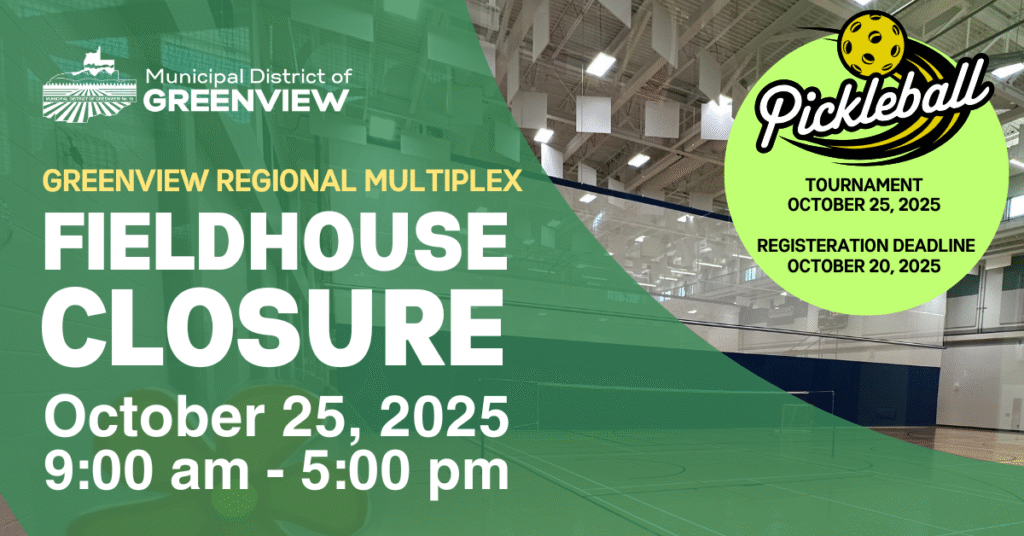 Fieldhouse closure october 25