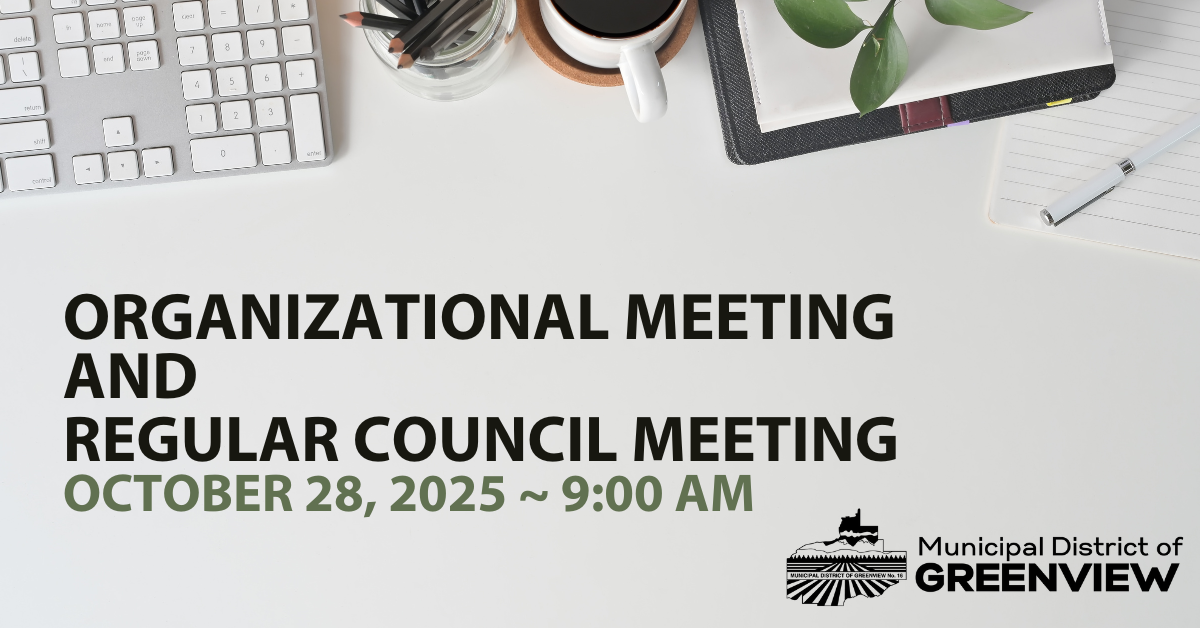 Organizational & Council Meeting – October 28, 2025