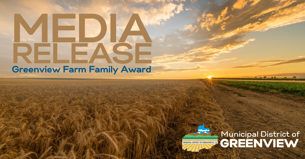 MEDIA RELEASE: Wolfe Farms Named Greenview’s 2025 Farm Family of the Year