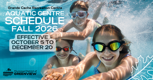 GCRC Aquatic Schedule graphic