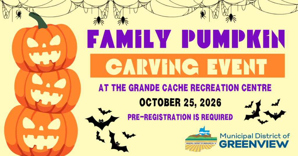GCRC Family Pumpkin Carving Event 2026 (Facebook Ad)