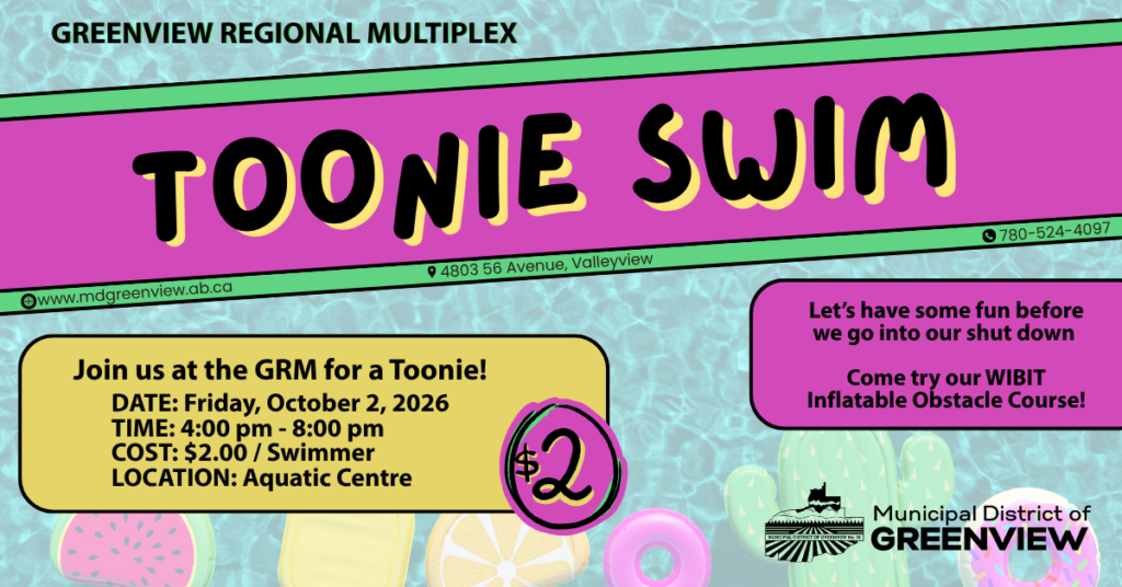 Toonie Swim Toonie Swim