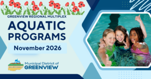 Aquatics November Programs Social Media Graphic